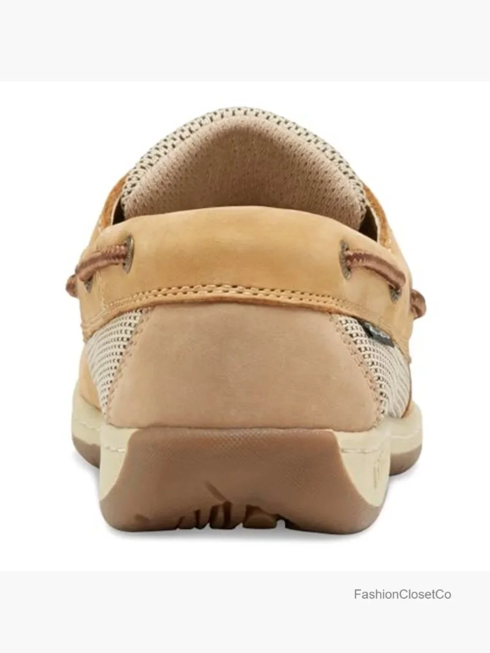 Full Grain Leather Lace-Up Boat Shoe with Padded Insole